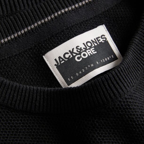 JACK & JONES Pulover 'MASON'  negru