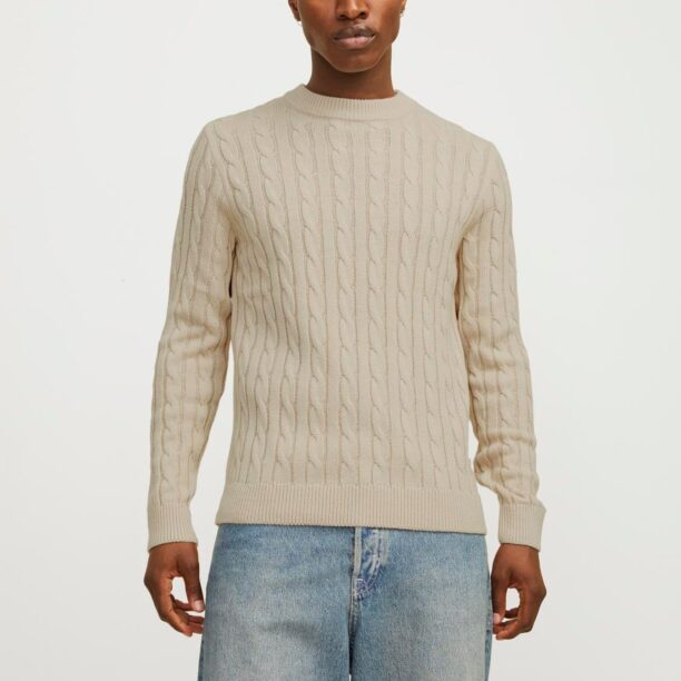 Original JACK & JONES Pulover 'Ross'  ecru