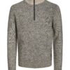 JACK & JONES Pulover 'Space'  bej amestecat