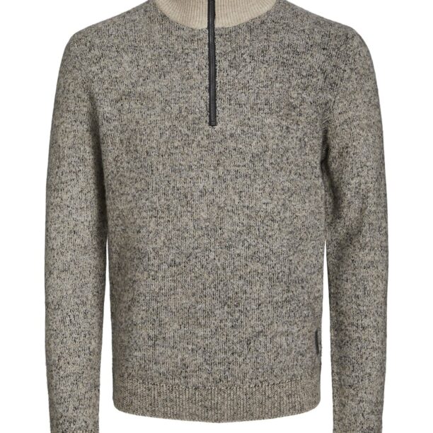 JACK & JONES Pulover 'Space'  bej amestecat