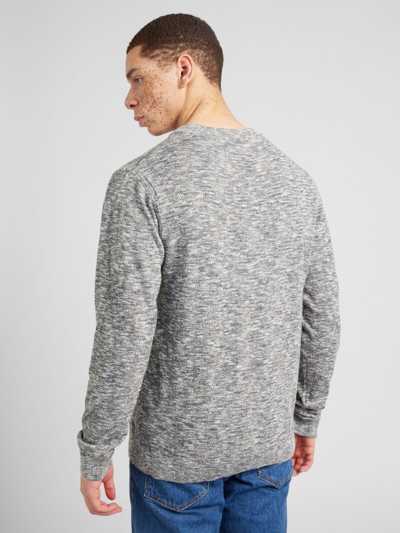 JACK & JONES Pulover 'Tampa'  albastru noapte / gri / alb preţ