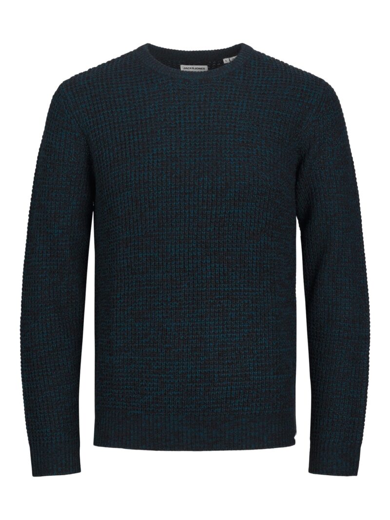 JACK & JONES Pulover 'William'  bleumarin / verde jad