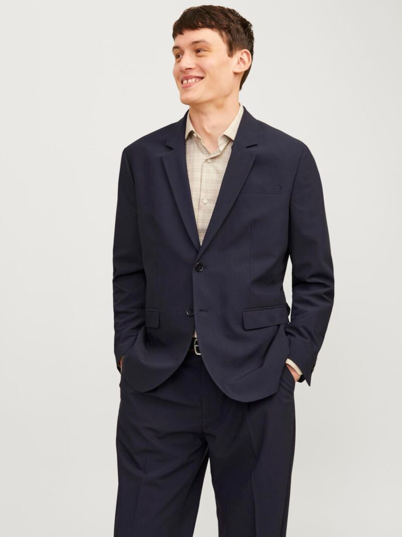 JACK & JONES Sacou 'BUSHWICK HARRY'  bleumarin