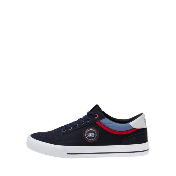 JACK & JONES Sneaker low 'JAY'  bleumarin / albastru denim / roșu / alb