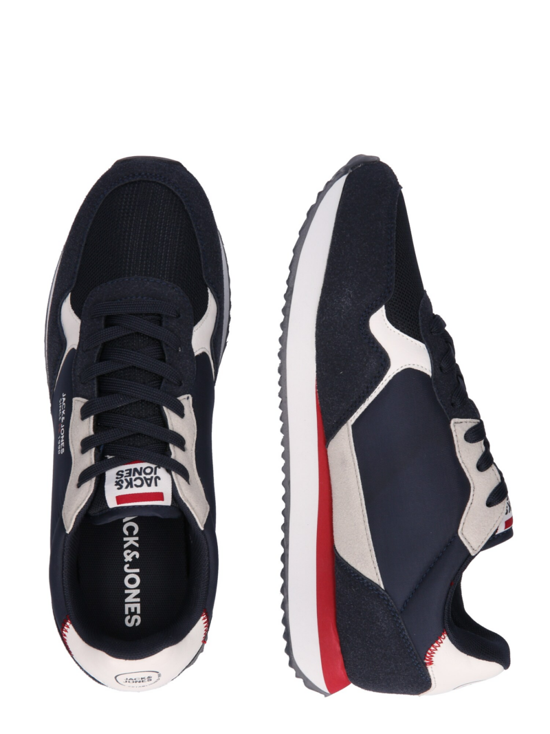 JACK & JONES Sneaker low 'JFWRobin'  albastru închis / gri / alb