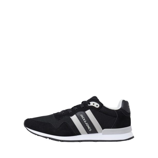 JACK & JONES Sneaker low 'JFWStellar'  gri închis / negru / alb