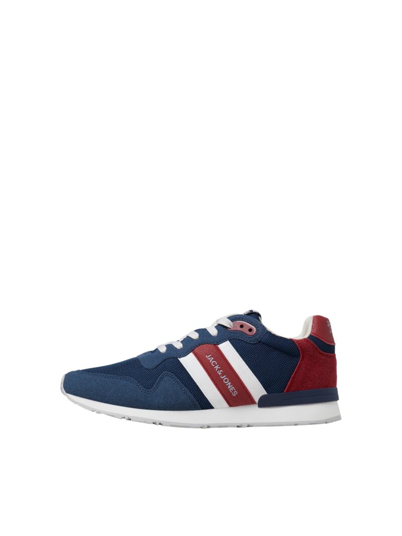 JACK & JONES Sneaker low 'Stellar'  albastru închis / roșu / alb