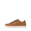 JACK & JONES Sneaker low  maro coniac / auriu