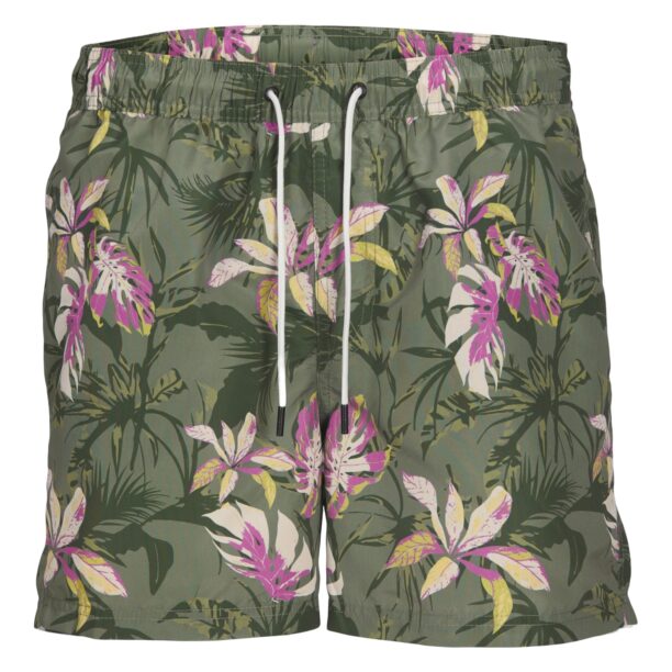 JACK & JONES Șorturi de baie 'JPSTFiji'  galben / oliv / verde închis / fucsia