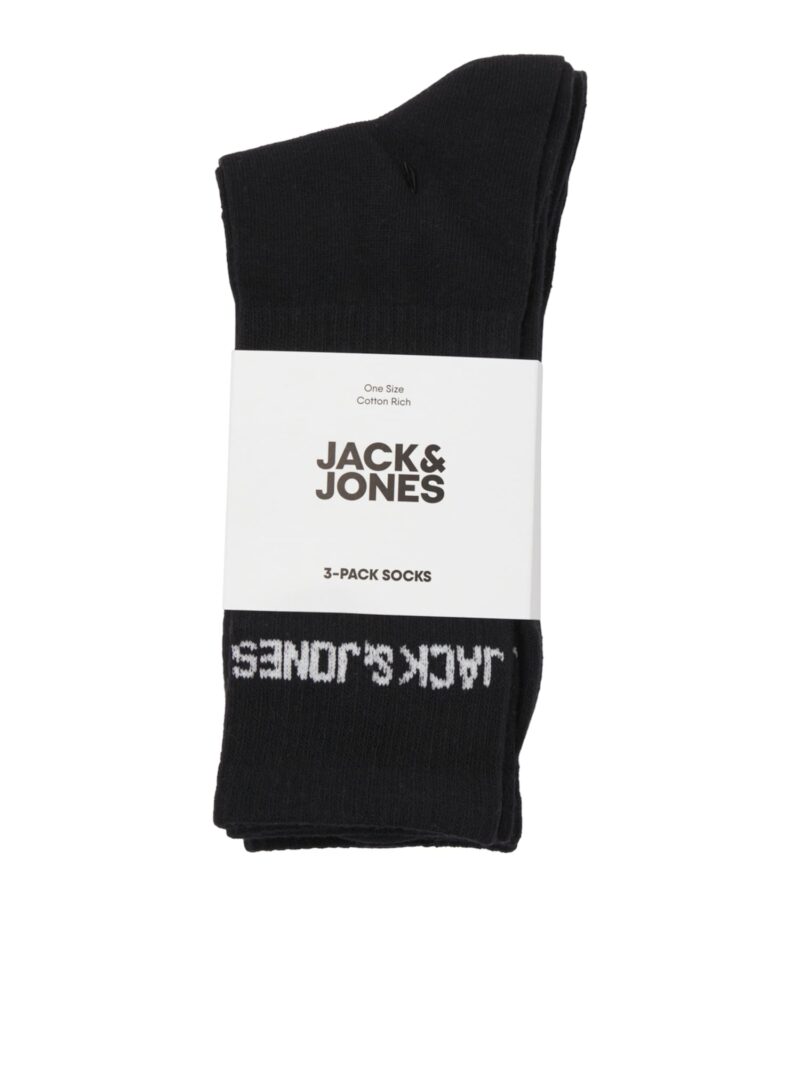 Preţ JACK & JONES Șosete 'JACMELVIN'  negru / alb