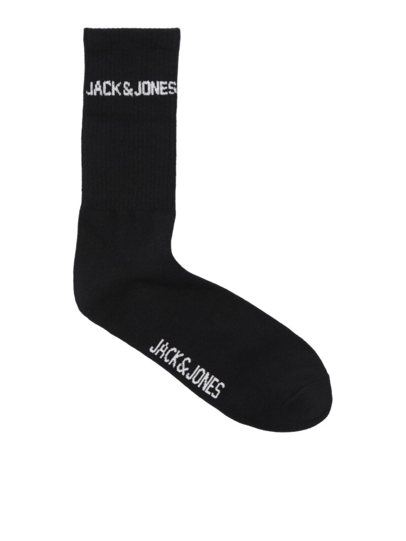 JACK & JONES Șosete 'JACMELVIN'  negru / alb