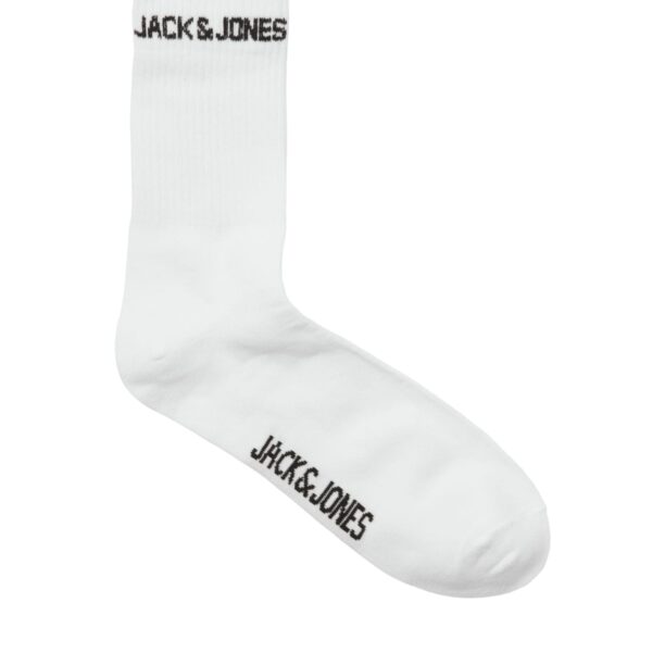 JACK & JONES Șosete 'JACMELVIN'  negru / alb