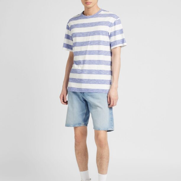 Cumpăra JACK & JONES Tricou 'Aruba'  azuriu / alb