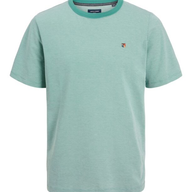 JACK & JONES Tricou 'BLUWIN'  maro / galben / verde pastel