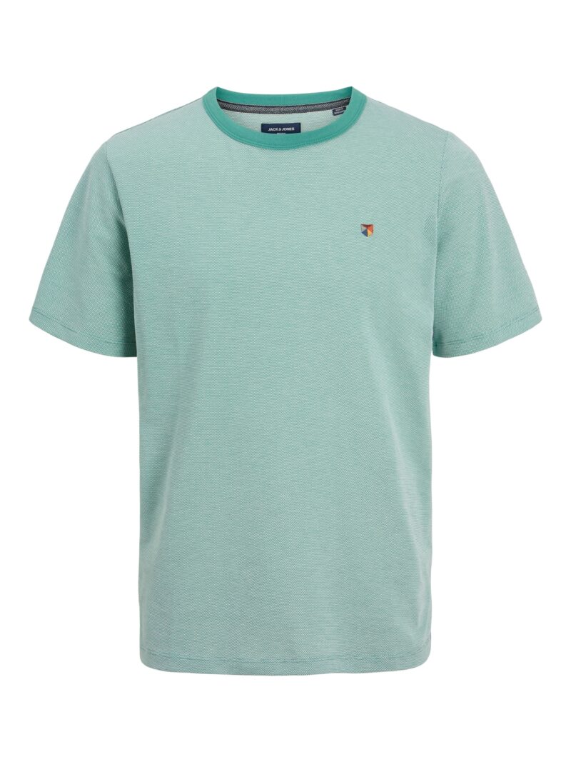 JACK & JONES Tricou 'BLUWIN'  maro / galben / verde pastel