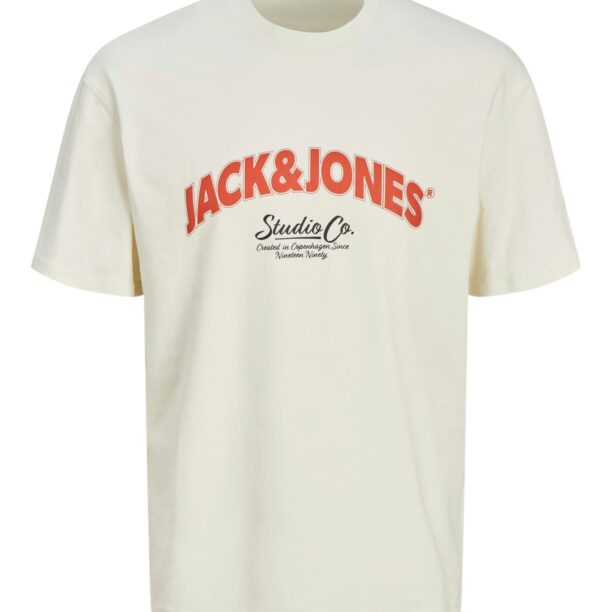 JACK & JONES Tricou 'BRONX ARCH'  albastru marin / albastru porumbel / grej / roșu preţ