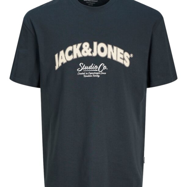 Cumpăra JACK & JONES Tricou 'BRONX ARCH'  albastru marin / albastru porumbel / grej / roșu