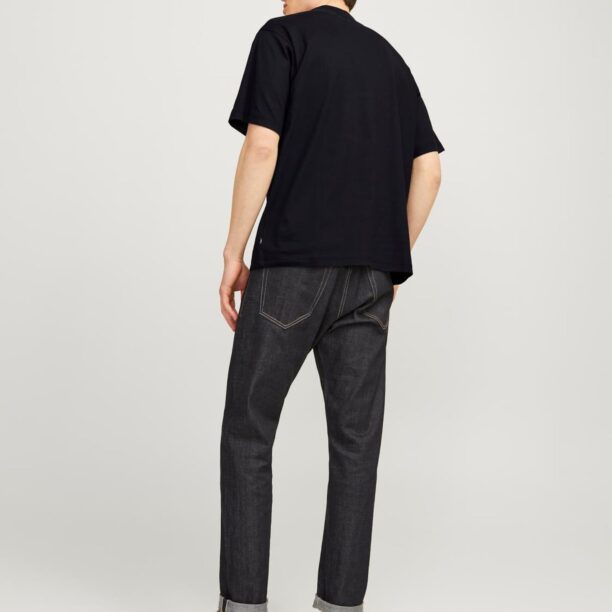 JACK & JONES Tricou 'Blachad'  negru / alb preţ