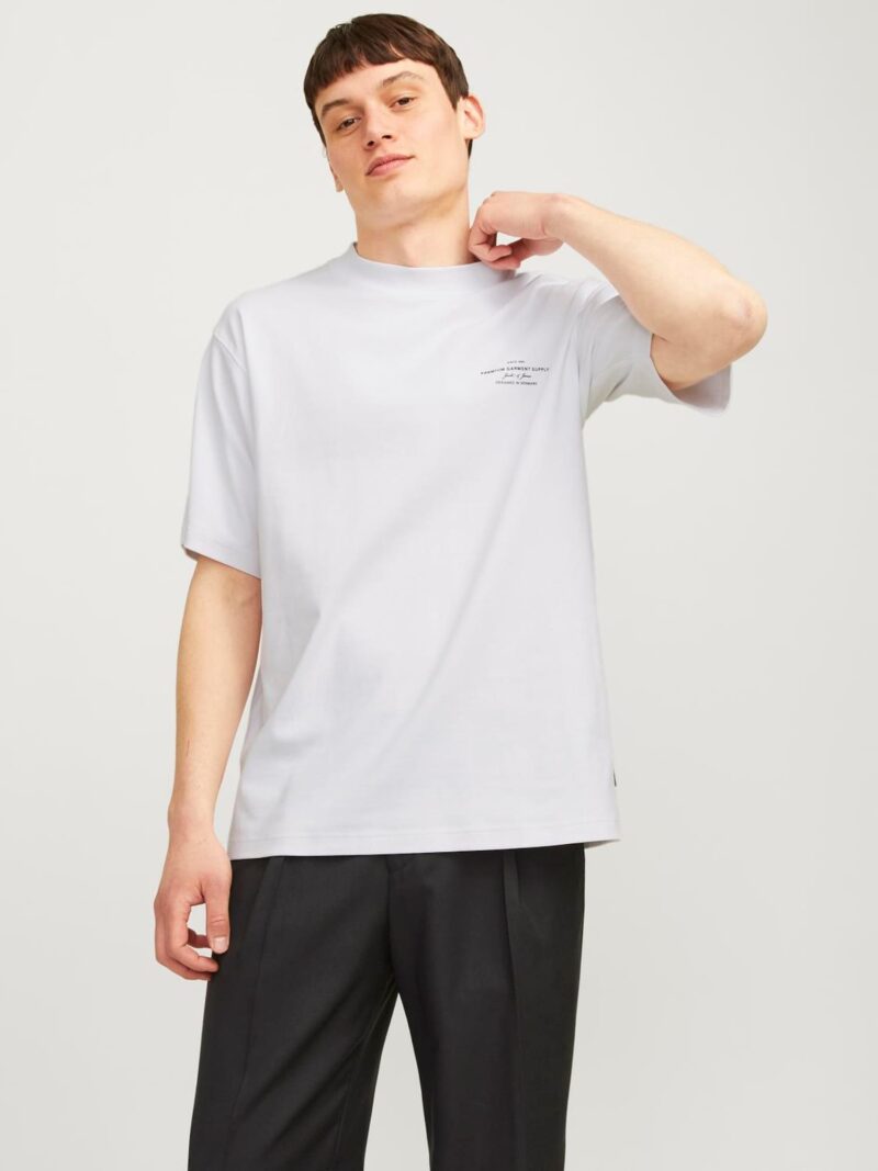 JACK & JONES Tricou 'Blachad'  negru / alb preţ