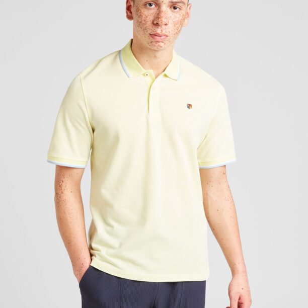 Preţ JACK & JONES Tricou 'Bluwin'  albastru pastel / verde măr / alb