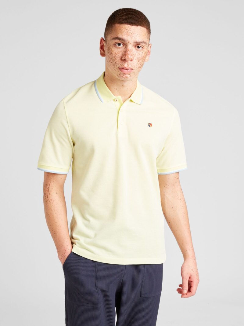 Preţ JACK & JONES Tricou 'Bluwin'  albastru pastel / verde măr / alb