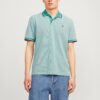 JACK & JONES Tricou 'Bluwin'  verde / verde mentă / negru / alb