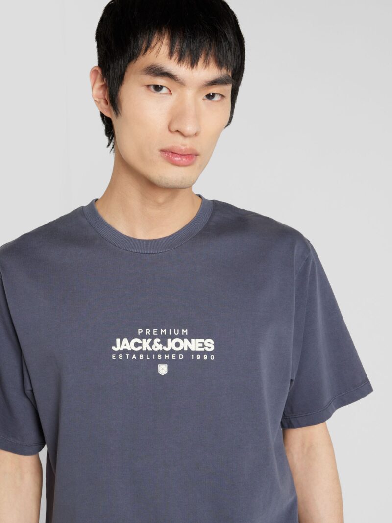 Preţ JACK & JONES Tricou 'HUXI'  albastru marin / alb