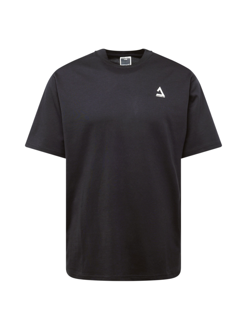 JACK & JONES Tricou 'JCOTriangle'  lila / negru / alb