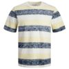 JACK & JONES Tricou 'JJCOAST'  bleumarin / galben / alb