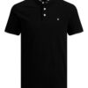 JACK & JONES Tricou 'JJEPAULOS'  negru / alb