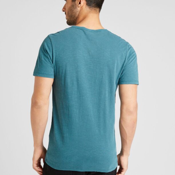 JACK & JONES Tricou 'JJESplit'  verde petrol preţ