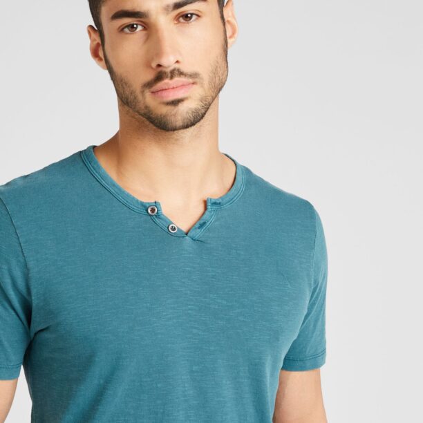 Preţ JACK & JONES Tricou 'JJESplit'  verde petrol