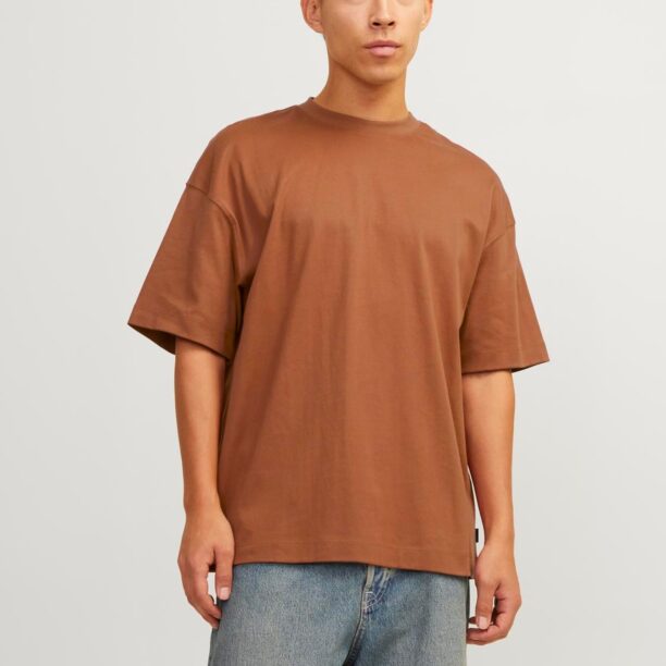 JACK & JONES Tricou 'JJEUrban Edge'  maro caramel preţ