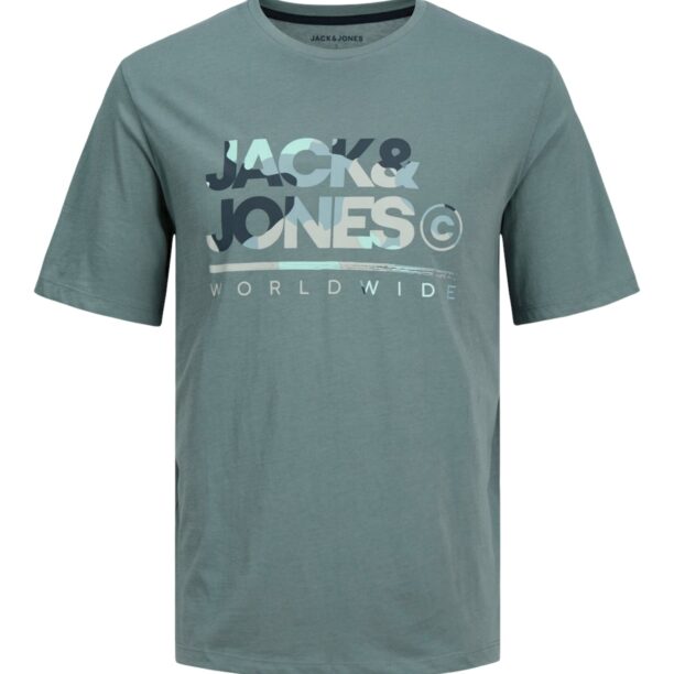 Cumpăra JACK & JONES Tricou 'JJLuke'  bleumarin / verde / negru / alb