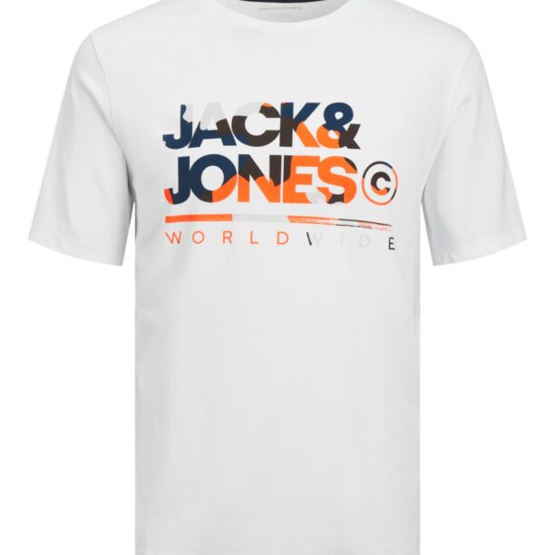 Preţ JACK & JONES Tricou 'JJLuke'  bleumarin / verde / negru / alb