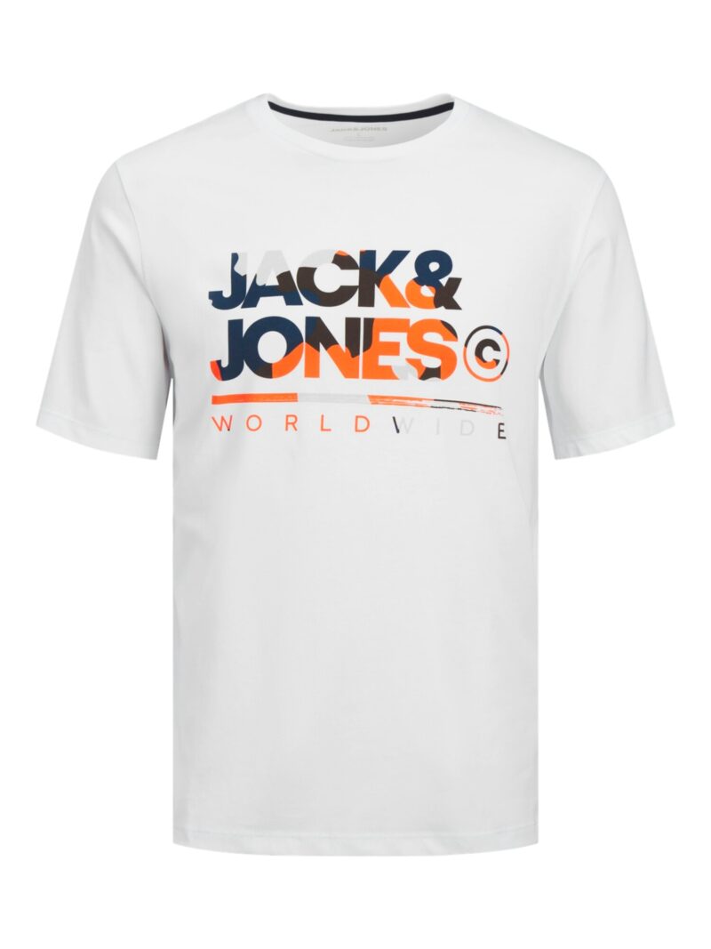 Preţ JACK & JONES Tricou 'JJLuke'  bleumarin / verde / negru / alb