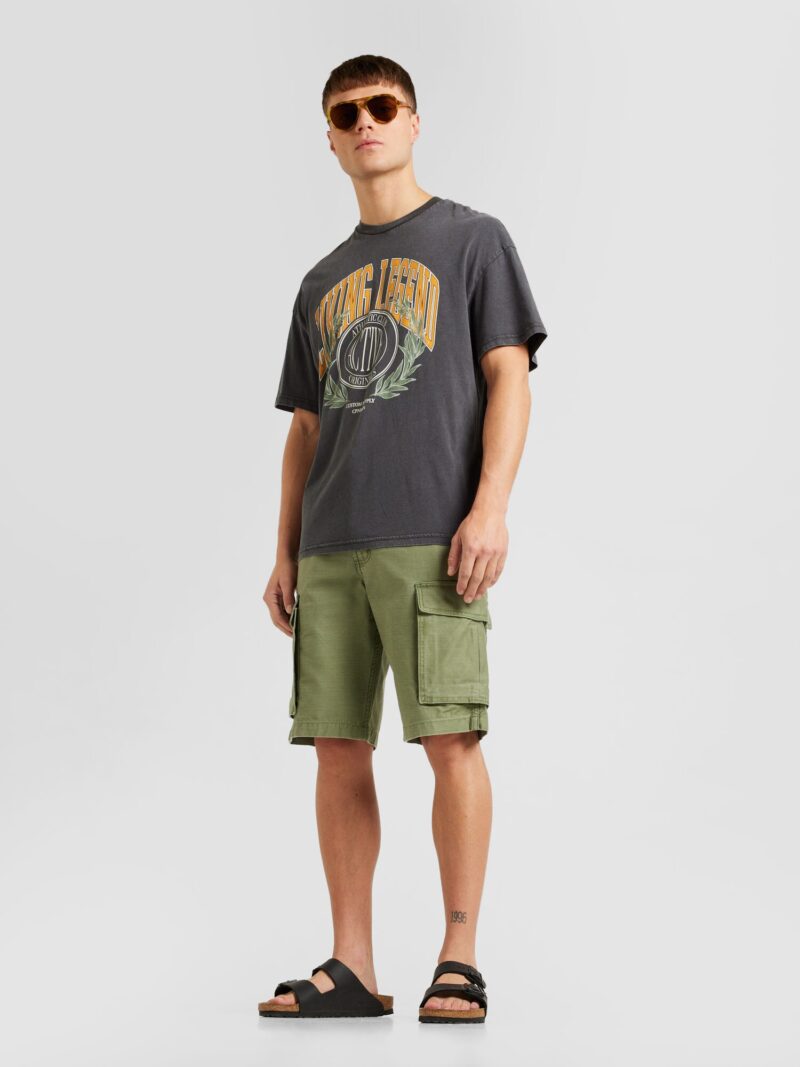 Cumpăra JACK & JONES Tricou 'LEGEND'  galben curry / gri închis / verde pastel / alb