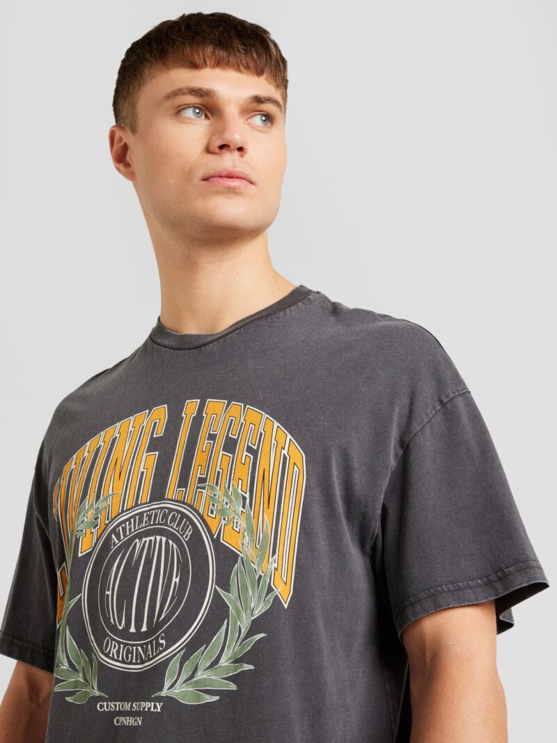 Preţ JACK & JONES Tricou 'LEGEND'  galben curry / gri închis / verde pastel / alb