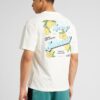 JACK & JONES Tricou 'LEMONS'  galben lămâie / verde mentă / negru / alb murdar