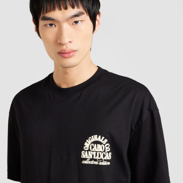 Preţ JACK & JONES Tricou 'MYKONOS'  negru / alb