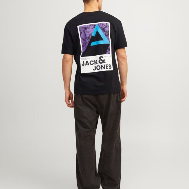 JACK & JONES Tricou 'OJJ'  albastru / lila / negru / alb preţ