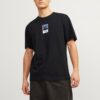 JACK & JONES Tricou 'OJJ'  albastru / lila / negru / alb