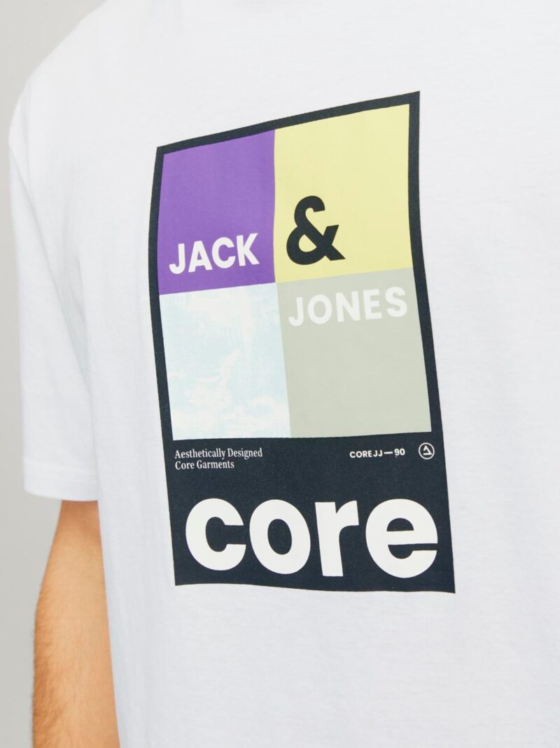 JACK & JONES Tricou 'OJJ'  galben / lila / negru / alb preţ