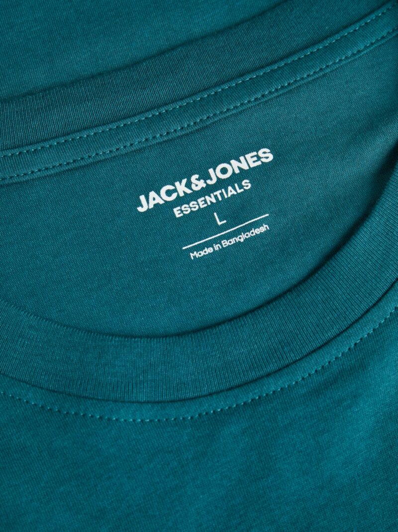 JACK & JONES Tricou 'Star'  verde închis / alb preţ