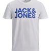 JACK & JONES Tricou  albastru / bleumarin / negru / alb