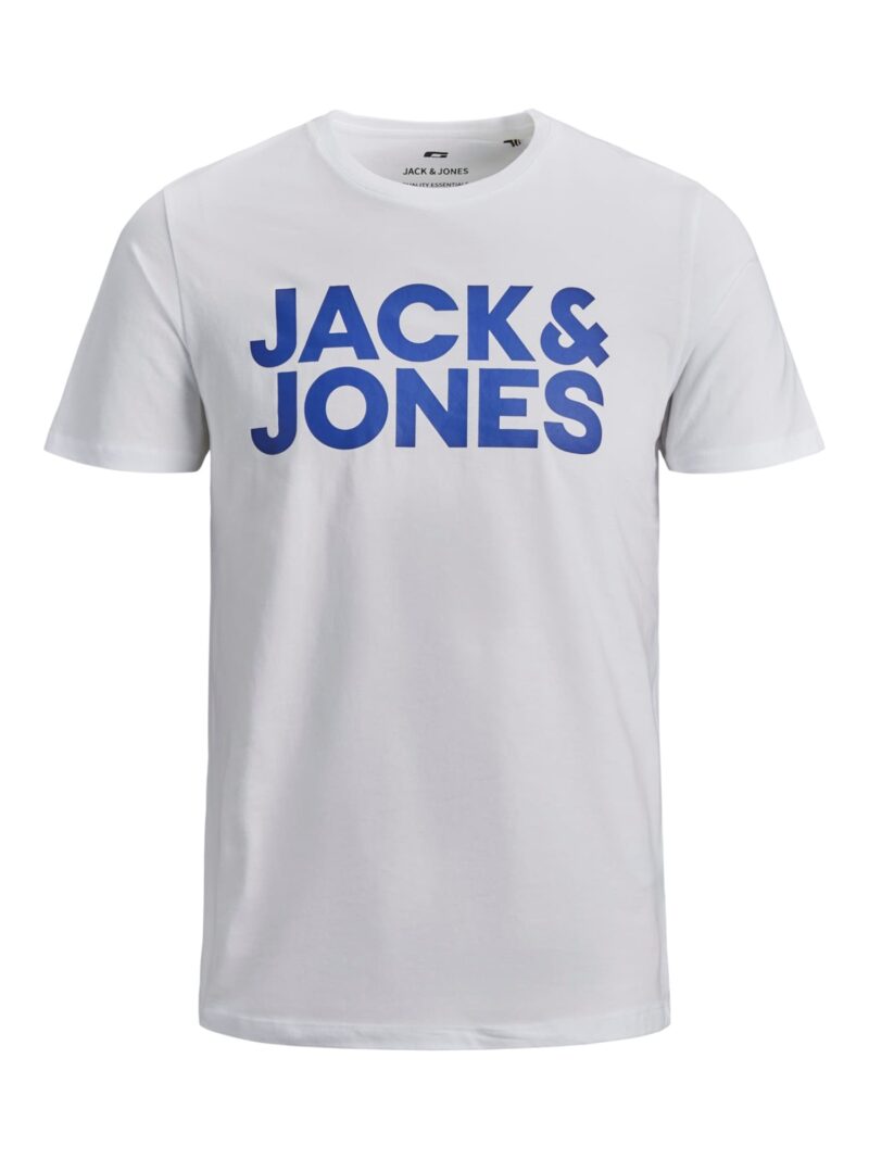 JACK & JONES Tricou  albastru / bleumarin / negru / alb