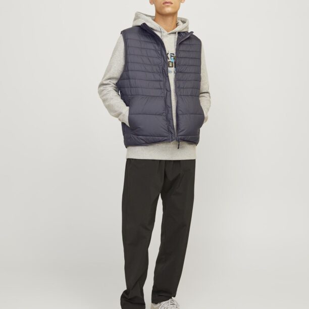 Original JACK & JONES Vestă 'State'  gri metalic