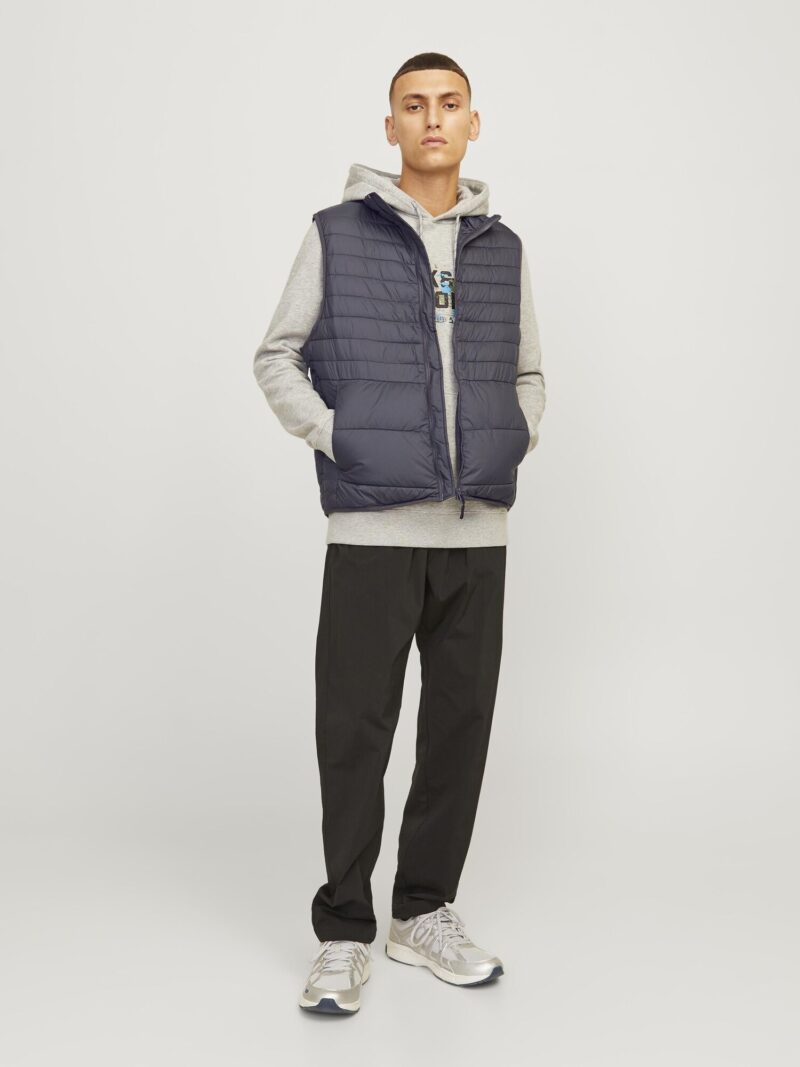 Original JACK & JONES Vestă 'State'  gri metalic