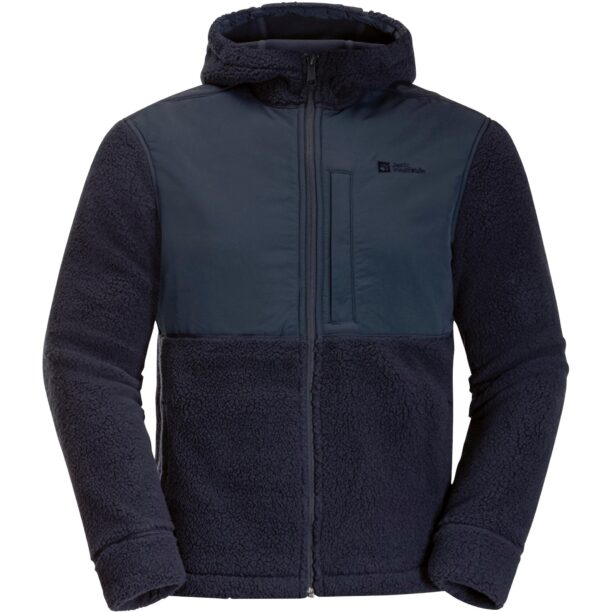 JACK WOLFSKIN Jachetă  fleece funcțională 'FELSLICHT'  albastru închis / verde petrol