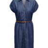 JDY Rochie tip bluză 'KAI'  albastru denim